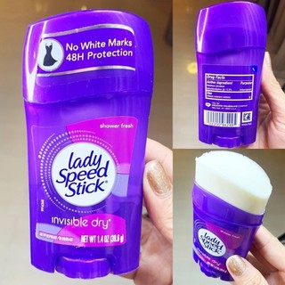 Lady Speed Stick Invisible Dry 24H Protection #Shower Fresh