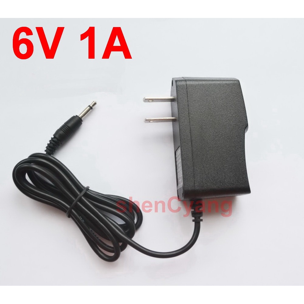 AC 100-240V to DC 6V 1A 800mA 500mA อะแดปเตอร์ไฟจักรเย็บผ้า Power Supply Adapter AUX 3.5 Audio Charger For Convenient handheld electronic sewing machine