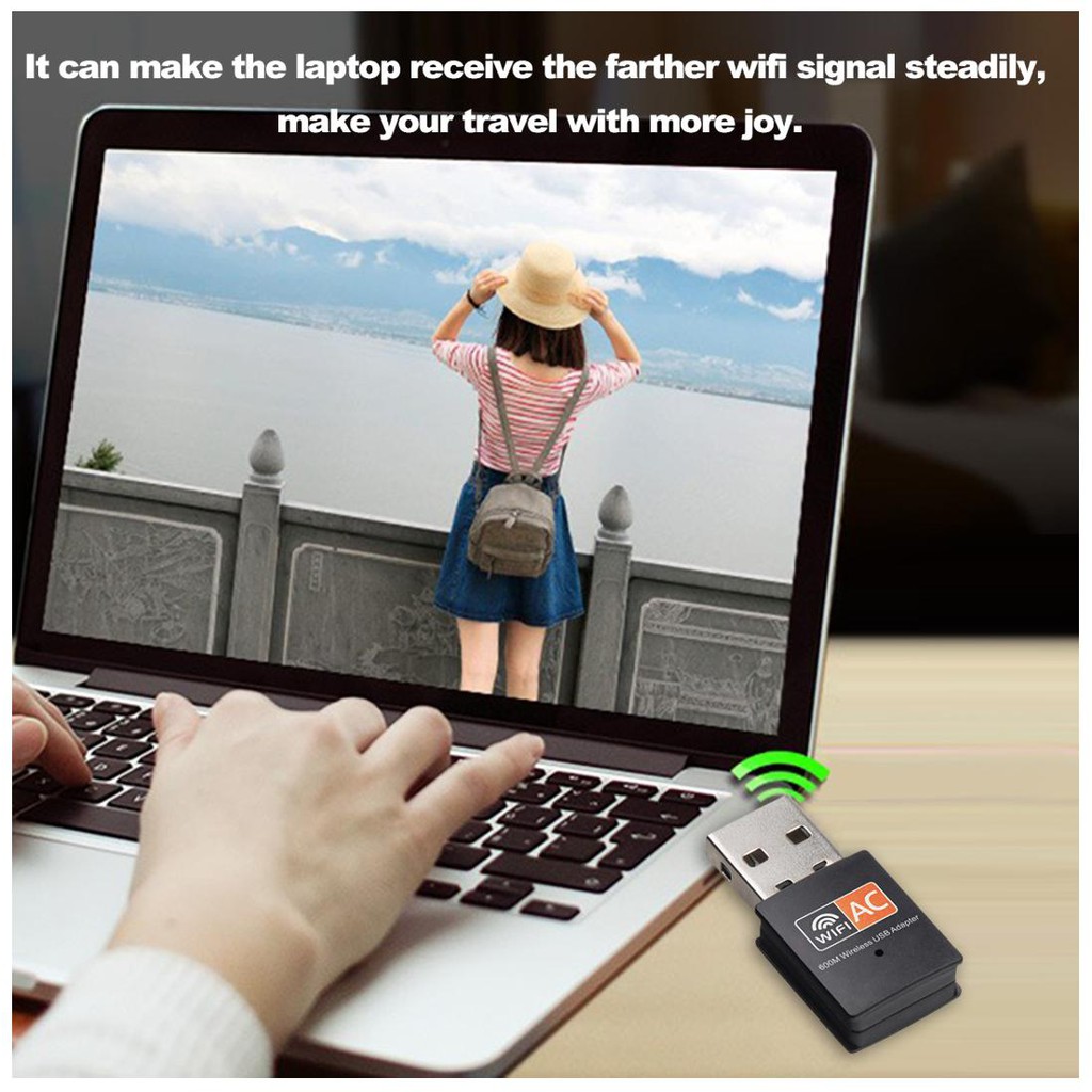 Dual band 600mbps 2 4ghz 5ghz usb wireless adapter wifi antenna 802