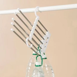 OMUDA_SHOP ไม้แขวน ไม้แขวนกางเกง 5 ชั้น ไม้แขวนสแตนเลส Pant racks stainless steel linhaomall