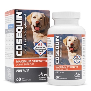 Cosequin Maximum Strength Joint Health Glucosamine Chondroitin + MSM วิตามินบำรุงข้อสุนัข 60 เม็ด