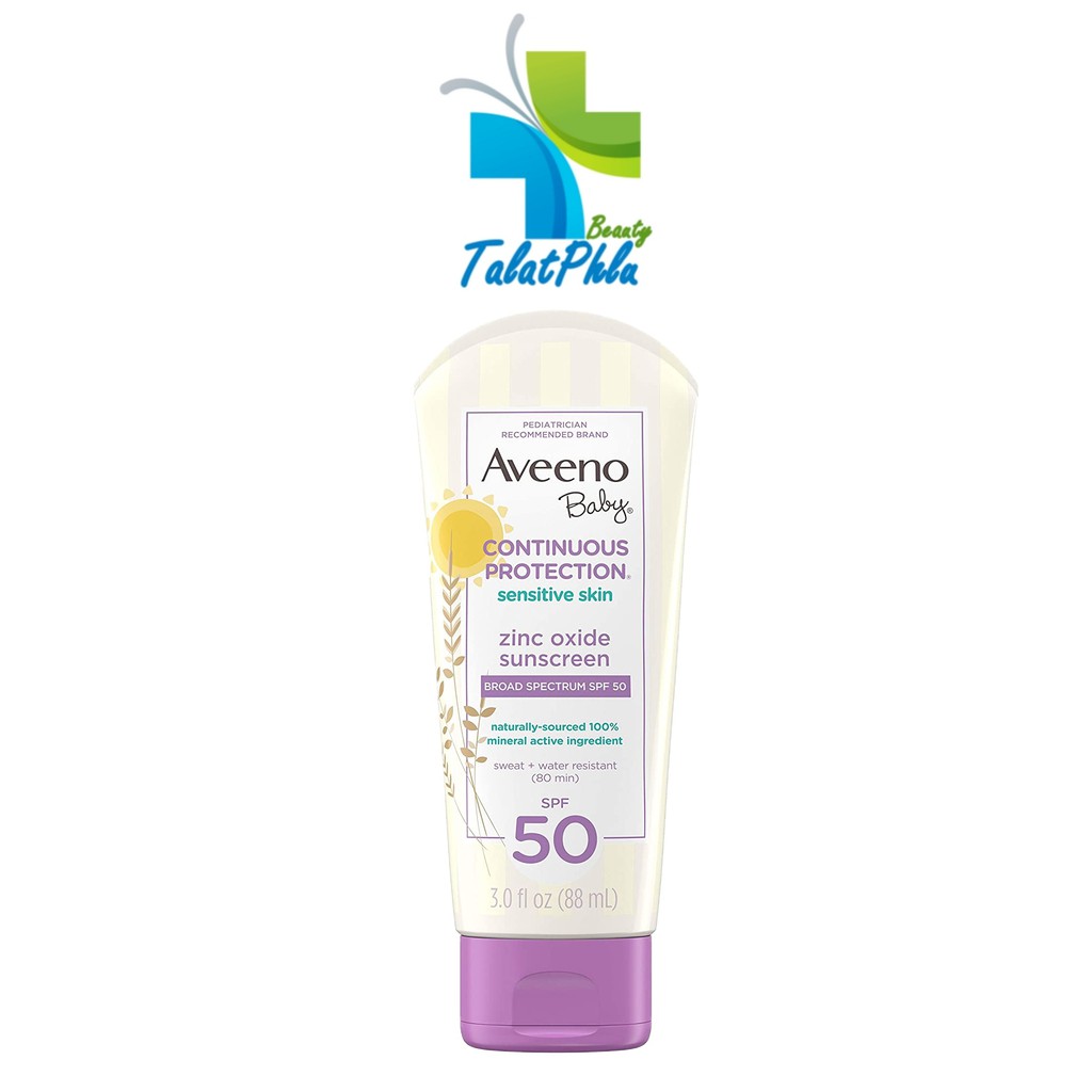 Aveeno Baby Continuous Protection Sunscreen SPF50 อวีโน่ เบบี้ ครีมกันแดด [88 ml.]