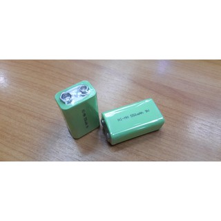 ถ่านชาร์จ 9V 550 mAh NIMH Rechargeable Battery 1ก้อน