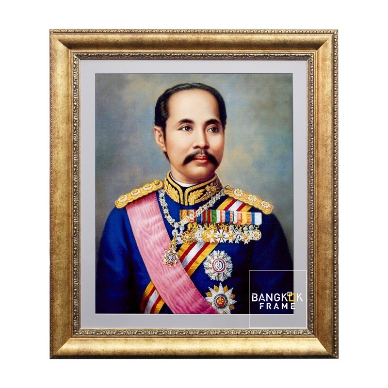 BangkokFrame-กรอบรูปภาพร5-กรอบรูปในหลวง-กรอบร5-ภาพมงคล-กรอบภาพมงคล-เสด็จพ่อร5-ของขวัญผู้ใหญ่