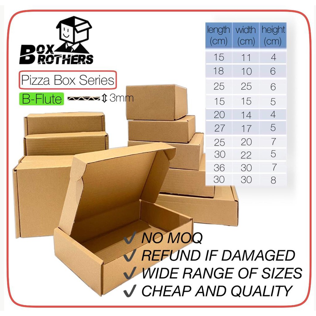PIZZA BOX/ BOX/ SURPRISE BOX/ CRAFT BOX/ PACKAGING BOX/CARTON BOX/KOTAK
