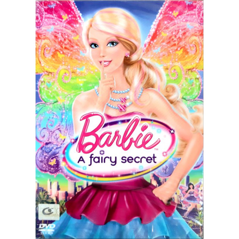 DVD Barbie ตอน Barbie a fairy secret บาร์บี้ความลับแห่งนางฟ้า ลิขสิทธิ์แท้ มือหนึ่ง แบบมีปกครอบกล่อง