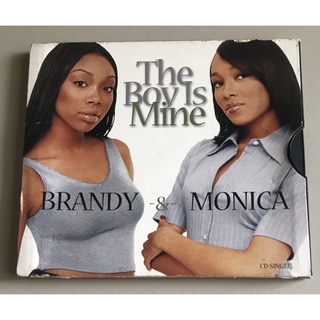 ซีดีซิงเกิ้ล ลิขสิทธิ์ มือ 2 สภาพดี...250 บาท “Brandy+Monica” ซิงเกิ้ล "The Boy Is Mine” แผ่นหายาก Made in USA