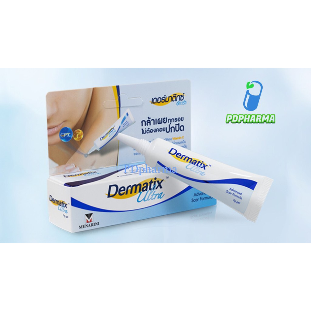 Dermatrix ultra 🥇 เดอร์มาติกซ์ อัลตร้า ครีมลดรอยแผลเป็น ⭐⭐ ขนาด 5 กรัม และ 15กรัม