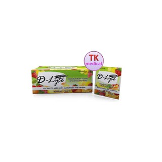 D-Lyte เครื่องดื่ม เกลือแร่ชนิดผง 25 g. (1 กล่องมี 50 ซอง) รสส้มและผลไม้รวม