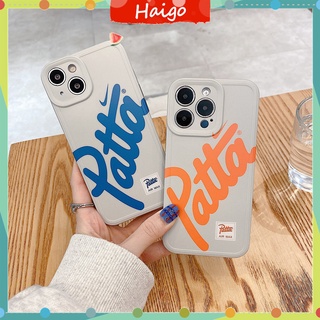 เคสโทรศัพท์มือถือ พลาสติกแข็ง ลาย PATTA แฟชั่น สําหรับ iPhone14 13 12 mini 11 PRO MAX 6 6s 7 8plus SE2 X XS XR XSMAX #Hg4921