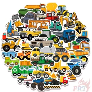 ❉ Vehicle Series 02 Cars Bus Truck Stickers ❉ 50Pcs/Set DIY Fashion Waterproof Doodle Decals Stickers