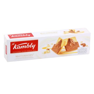 บิสกิตหน้าช็อกโกแลตรูปภูเขา Kambly Mont Choco Biscuit 100g.