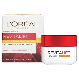 🔥โปรค่าส่ง25บาท🔥Loreal Revitalift Day Cream 50ml. ครีม ลอรีอัล รีไวทัลลิฟ ครีมลดริ้วรอย