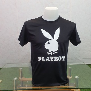 เสื้อ Play Boy (งานดี ถูกที่สุด) ราคาเริ่ม 150 บาท (ผ้าดี cotton100, สกรีนแบบเฟล็ก PU)