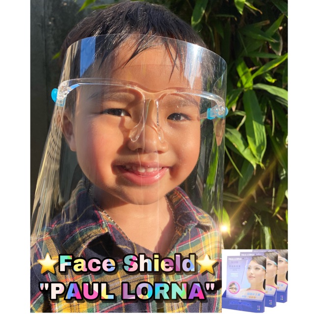 FACE SHIELD #เฟสชิว หน้ากากแว่นตา ยี่ห้อ "PAUL LORNA"