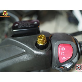 A01 น็อตอุดกระจก (honda) เกียวขวา น็อตอุดรูกระจก ใส่พวกรุ่น HONDA