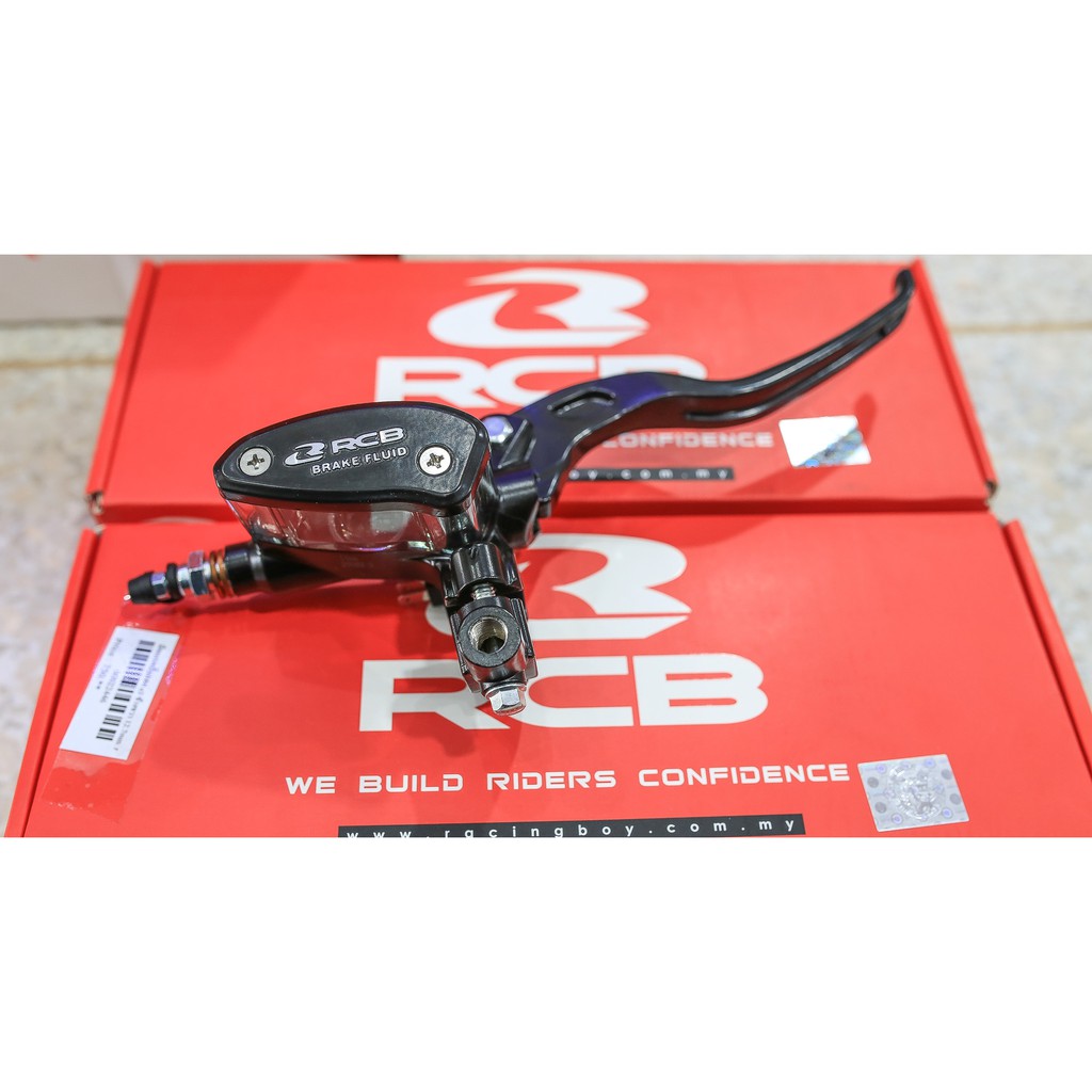 ปั้มเบรคทรงตู้ปลา Racing Boy รุ่น E-2 ใส่ได้ทุกรุ่น เบอร์14+ครัชสาย