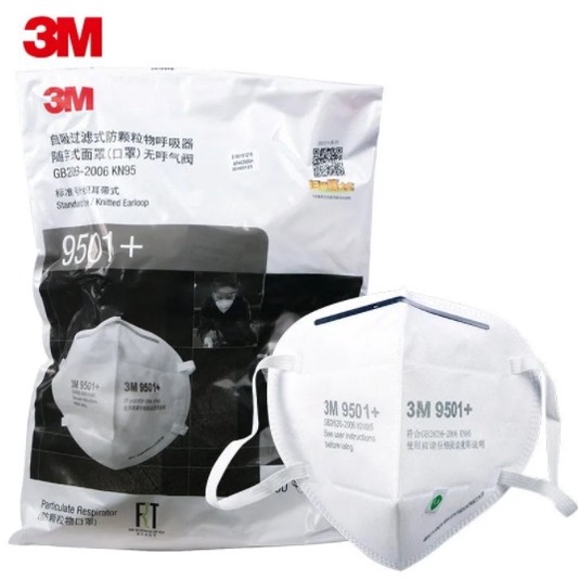 3M รุ่น 9501+ หน้ากาก(N95) ของแท้ 100%