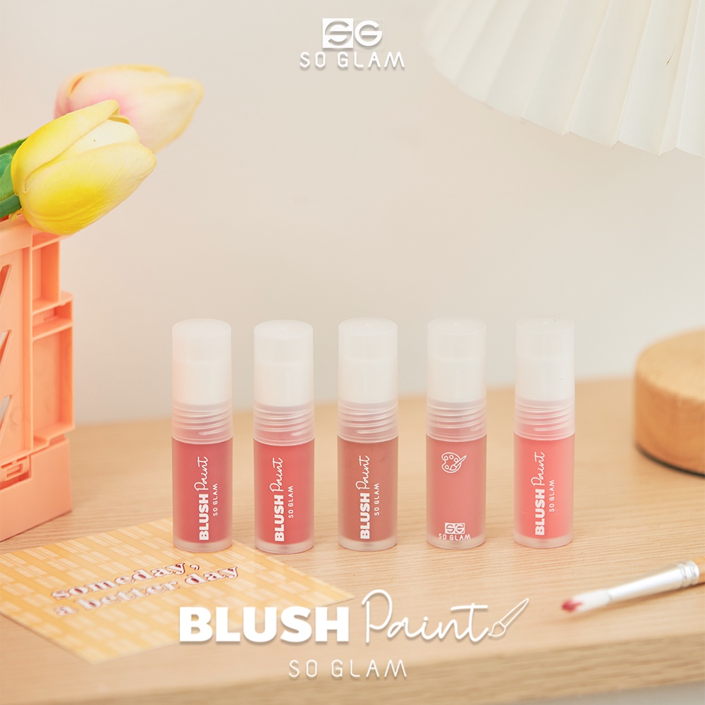So Glam Blush Paint Liquid Blusher 101 Soft Tangerine โซ แกลม บลัช เพนท์ ลิควิด 101 — صورة 7