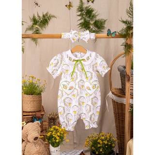 TD1 ROMPER TEDDY BEAR SET