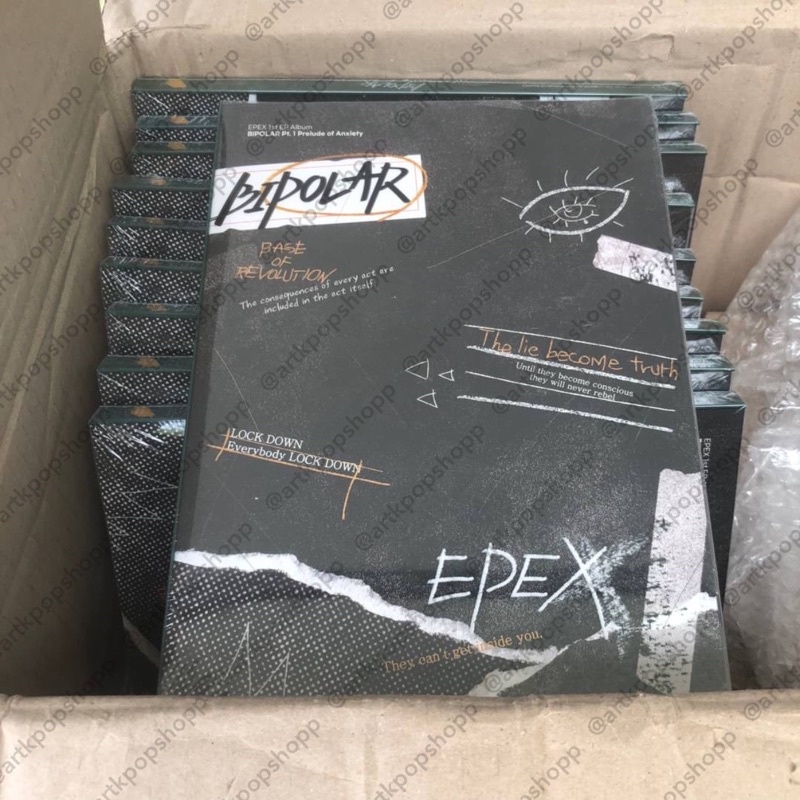 📍พร้อมส่ง📍#EPEX - 1st EP Album Bipolar Pt.1 Book of Anxiety