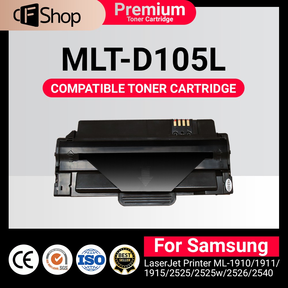 CFSUPPLY Toner/Laser MLT-D105L/D105L/D105/MLTD105L ML-1910/1915/2525/2545/2580/SCX460/SCX-4600