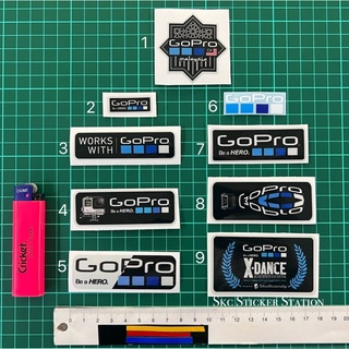สติกเกอร์สะท้อนแสง พิมพ์ลาย Go Pro Be a Hero ขนาดเล็ก สําหรับติดตกแต่งกล้อง gopro