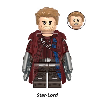 ของเล่นตัวต่อฟิกเกอร์ Star-Lord Peter Quill Super Heroes Marvel Movies Thor Love and Thunder ของขวัญ สําหรับเด็ก