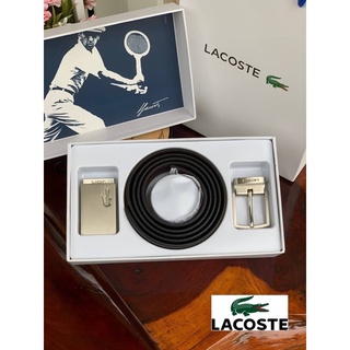 คุ้มมาก❗️ได้ถึง2หัวเข็มขัดLacoste สินค้าแท้💯% งานพรีเมี่ยมกิ๊ฟ Outlet  ถ่ายจากงานจริง🎉