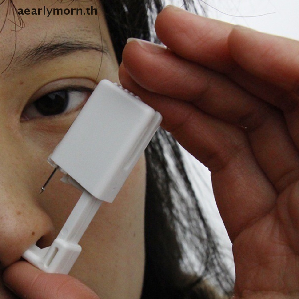 【AA】 1 Unit Disposable Safe Sterile Piercing Unit For Gem Nose Studs