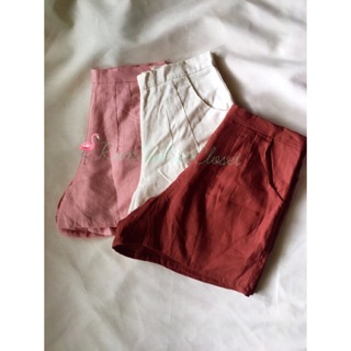 Linen shorts - กางเกงขาสั้นผ้าลินิน - สีใหม่มาละเด้อออ