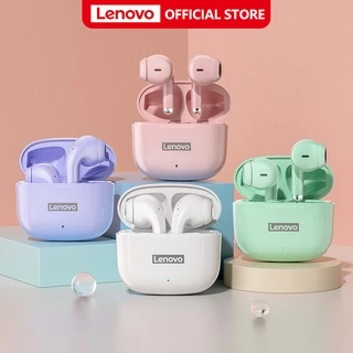 Lenovo หูฟัง LP40 PRO และ LP40 LP40S IPX5 หูฟังไร้สาย True Bluetooth 5.1 HD สเตอริโอ Latency ต่ําสําหรับเล่นเกมพร้อมไมโครโฟนเพลง