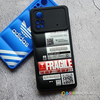 เคส poco x4 pro x4 pro เคสนิ่ม ลอน Fragile กันกระแทก กันกล้อง