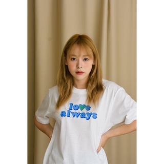 246 เสื้อยืดคอกลม รุ่น Love always