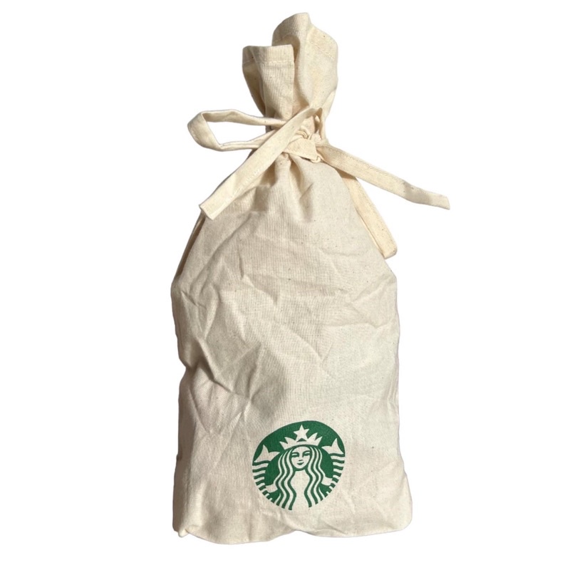Starbucks กระเป๋าผ้าหูรูด สตาร์บัคส์