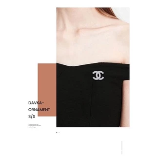 เข็มกัดแฟชั่น เสื้อติดอก เข็มกลัดดอกไม้ สีทองสีเงิน