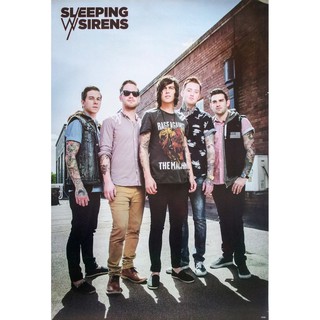 โปสเตอร์ รูปภาพ Sleeping with Sirens สลีปปิงวิทไซเรนส์ วงดนตรี โปสเตอร์ติดผนัง โปสเตอร์สวยๆ ภาพติดผนัง poster ส่งEMSคะ