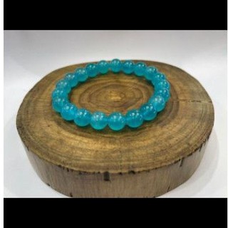 Amozoite round beads bracelets สร้อยข้อมือลูกปัดกลม Amazonite