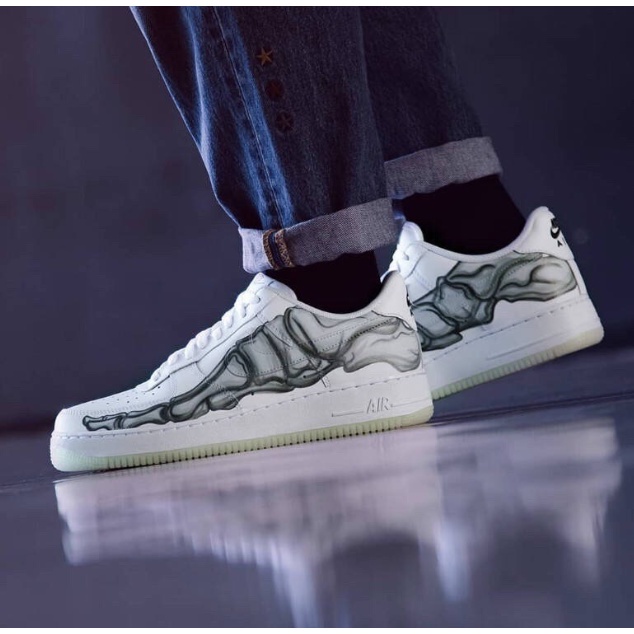 supreme air force 1 skeleton