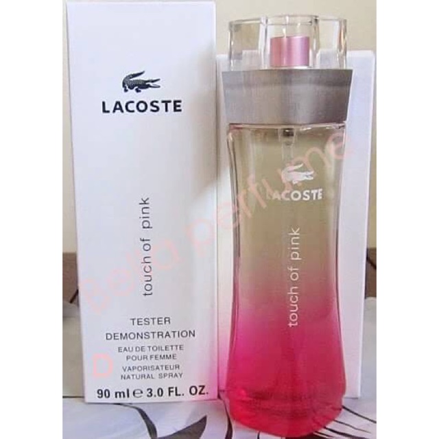 lacoste touch of pink tester