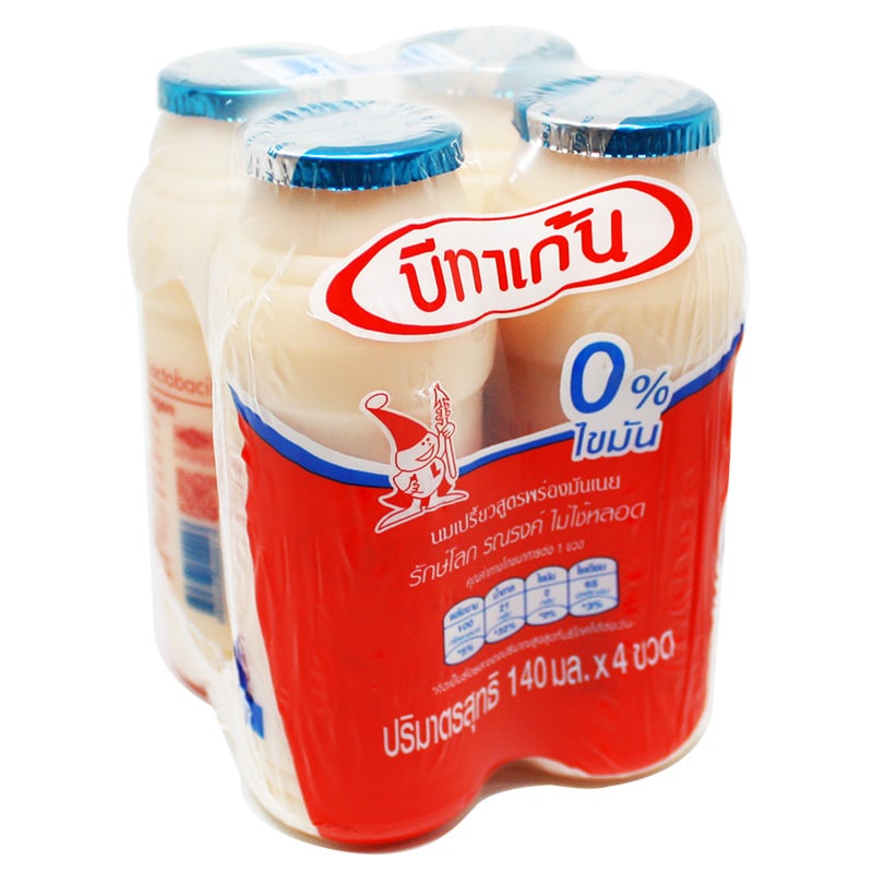 [ Free Delivery ]Betagen Low Fat Drinking Yoghurt 140cc. Pack 4Cash on delivery