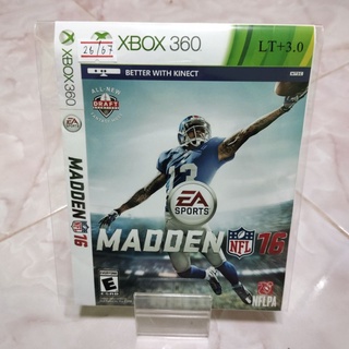 แผ่นเกมส์เอ็กบ็อกซ์ Xbox 360 Madden NFL 16