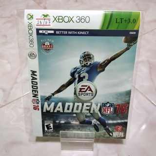 แผ่นเกมส์เอ็กบ็อกซ์ Xbox 360 Madden NFL 16