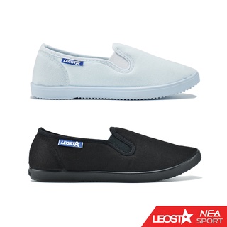 LEO Slip-on 109 กล่องแดง ทรงสวม ทรงฮิต ลีโอ ราคาถูก ผู้ชาย ผู้หญิง