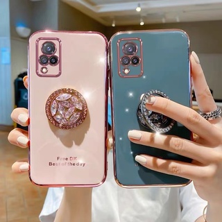 เคส-Vivo Y01 Y33S Y21 V23 5g Y15S Y15A V21 Y72 Y31 V20 pro Y12S Y20 Y30 Y50 V17 V19 S1 Pro Y11 Y12 Y15 V11i V9 V7Plus Y91C Y93 Y95 V15 V17Pro Y71 LuxuryWristband With Holder| DK