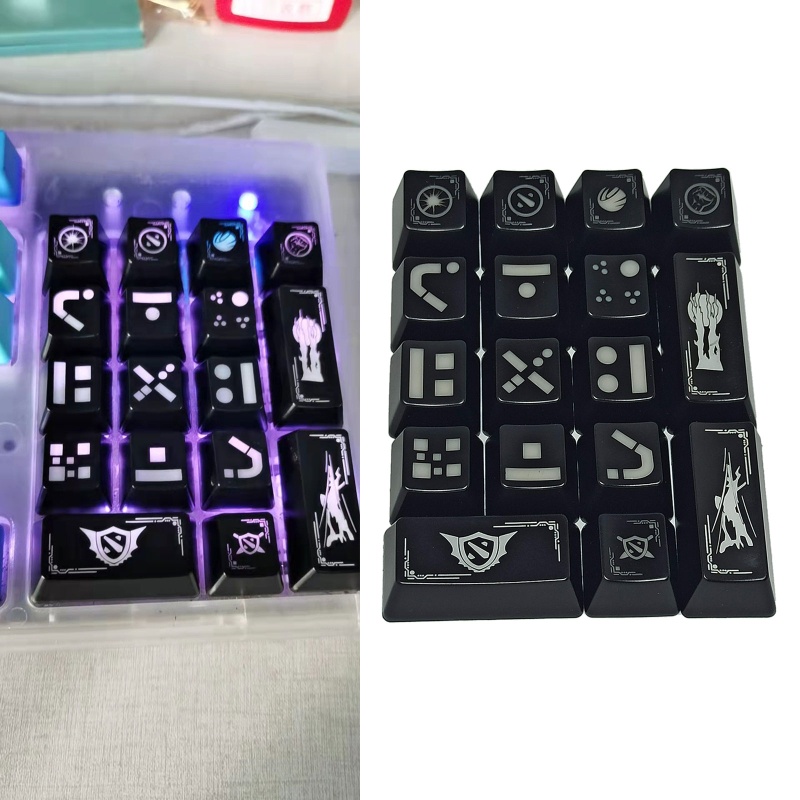 Zzz ปุ่มกดคีย์บอร์ด Rgb 17 ชิ้น สําหรับ Numpad Diy Mx Switches
#6