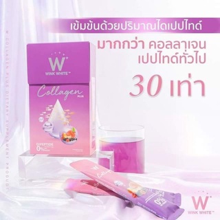 Wink White W Collagen Plus​ &amp;​ Pure DiPeptide 7ซอง