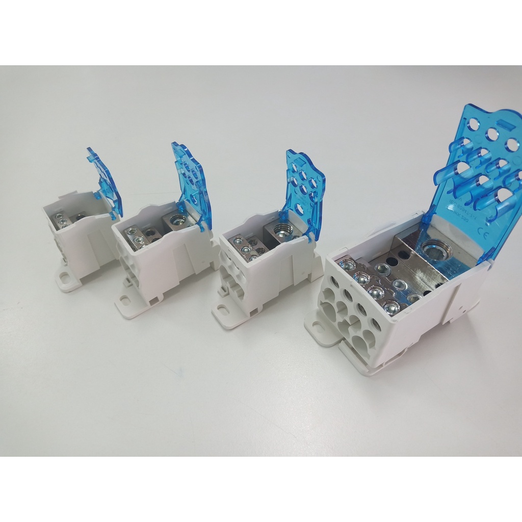 UKK-80A UKK-125A UKK-160A UKK-250A  อุปกรณ์เชื่อมต่อสายไฟ ใช้กระจายสายเมน เข้า 1 ออก 6, 10