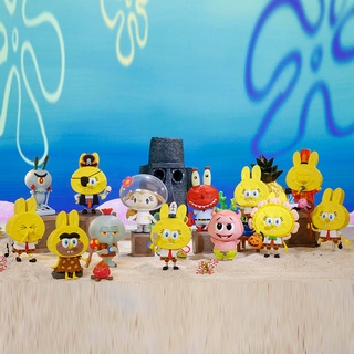 ❣️[Blind Box ready to ship : กล่องสุ่ม พร้อมส่ง] ❣️ Pop Mart The Monsters × SpongeBob Series