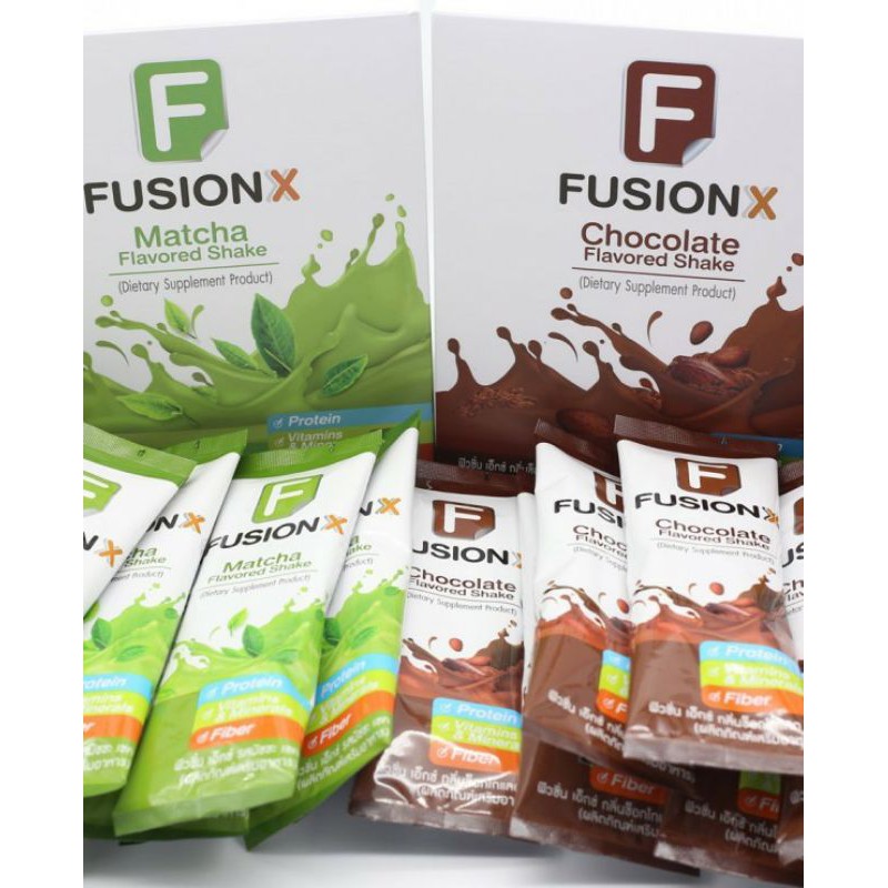 (📍ของแท้ ลดหุ่น7วัน📍) Fusion-X (ฟิวชั่น เอ็กซ์) อาหารเสริม สารอาหารครบ 5 หมู่ หลังงานเพียง 140 Kcal.